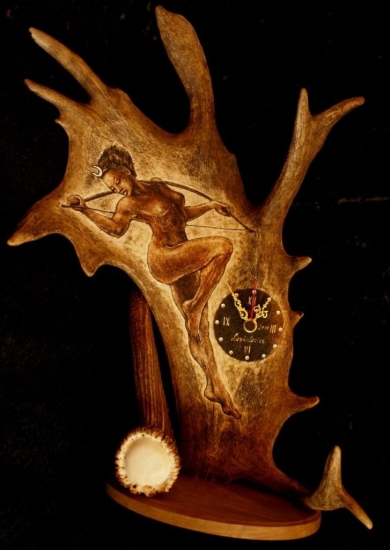 Extreme antler carving