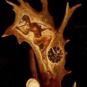 Extreme antler carving