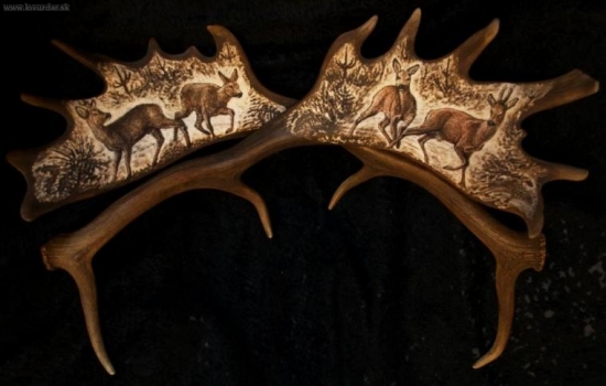 Srnčí na párových lopatách