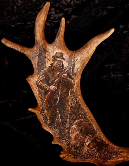 Myslivecký portrét pro jubilanta