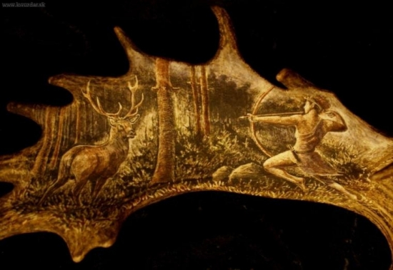 Pic jelena ostrým šípem