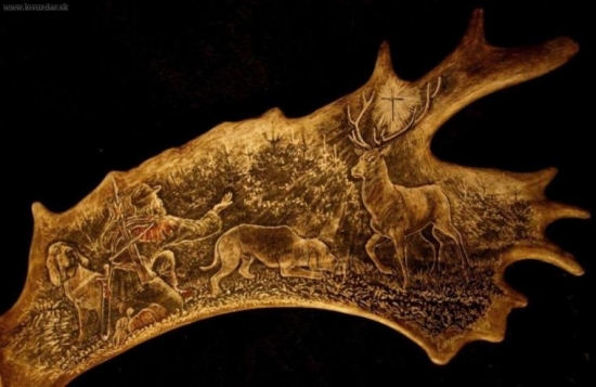 Sv.Hubert na přání