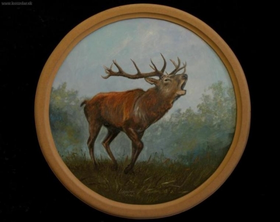 Terč II - olej na sololitu, 40cm