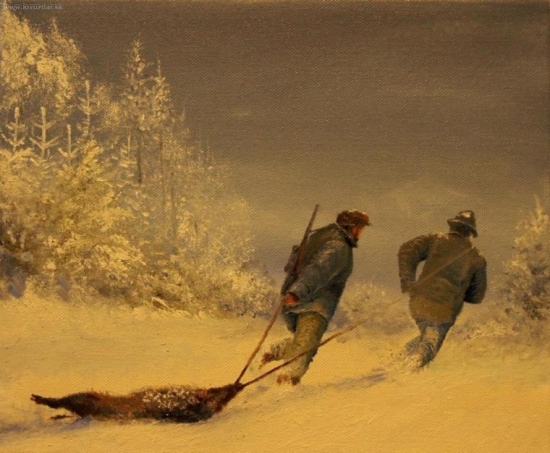 Tahej - olej na pl.25x30