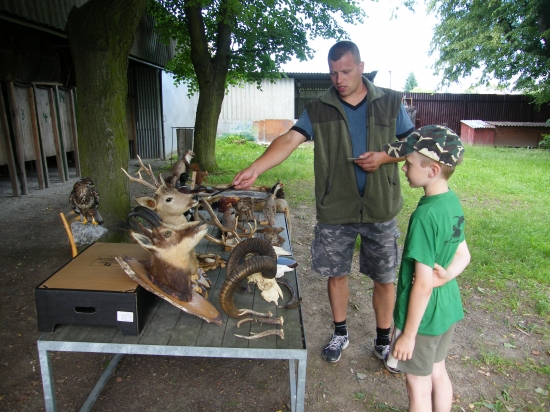 Poznávání trofejí na soutěži