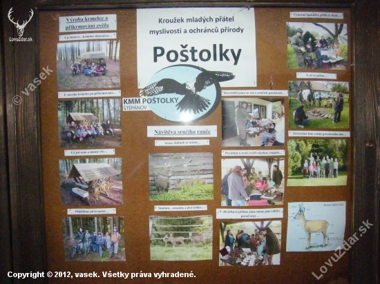 Nová nástěnka Poštolek