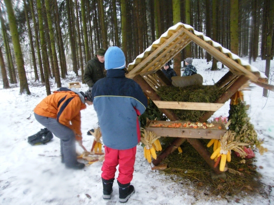 Náš krmelec z jiné pozice