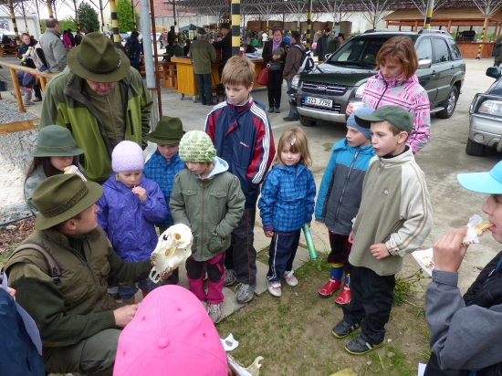 Poštolky na Mysliveckých dnech v Nových Zámcích