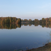 Chomoutovské jezero na podzim
