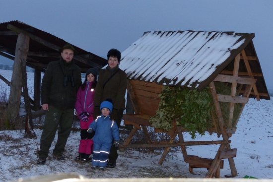Dnes s rodinkou u krmelce