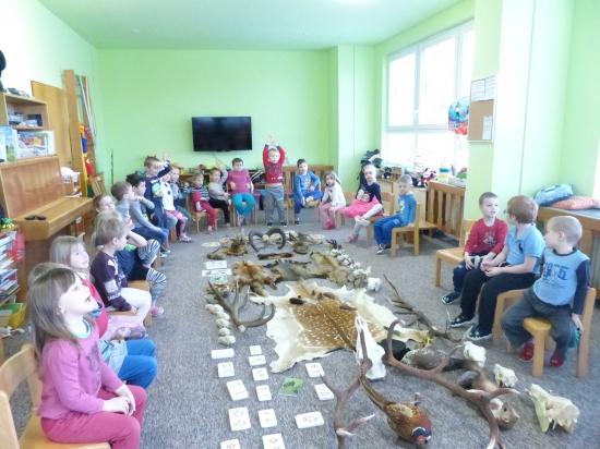 Přednáška pro děti z mateřské školy ve Štěpánově