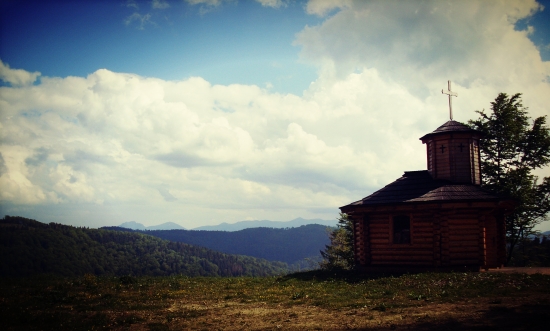 V pozadí Malá Fatra