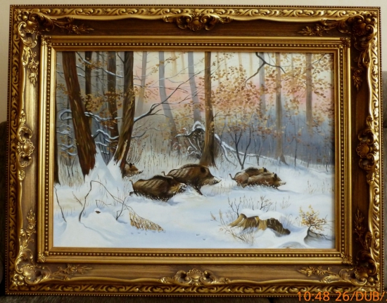 Diviaky - olej 70x50