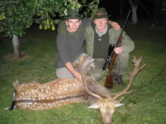 úspěšný doprovod na daňka