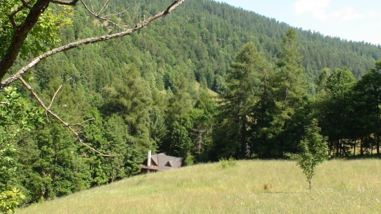 učupená v horách...