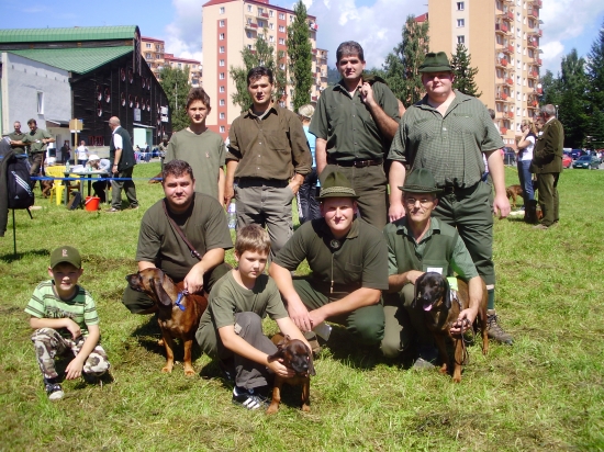 s dobrými kamarátmi na výstave-Farbiaristi