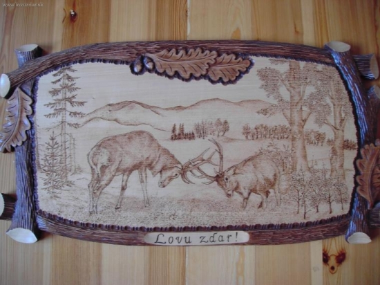 ručne vypalovany obraz