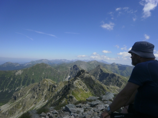 pohľad z Hrubej Kopy 2155 m.n.m