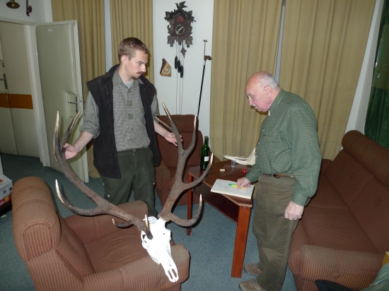 bodování jelena s panem profesorem