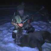 Kamaratou  včerajši jelen