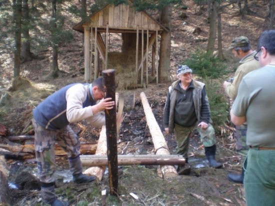 Nová lávka k senníku.