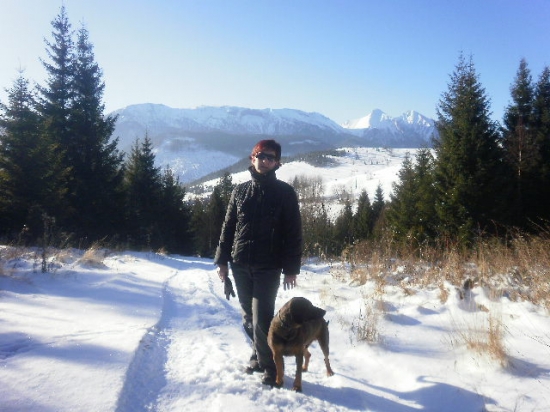 ...na prechadzke v Bachledovej doline-ona a on