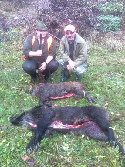 prva spolocna polovacka a uspešní lovci...