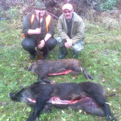 prva spolocna polovacka a uspešní lovci...