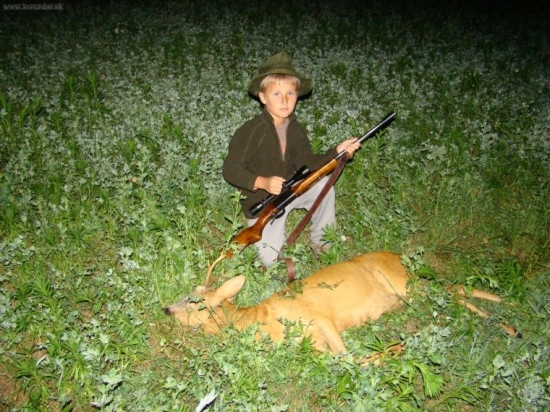 prvý spoločný úlovok so synom