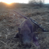...pri západe...