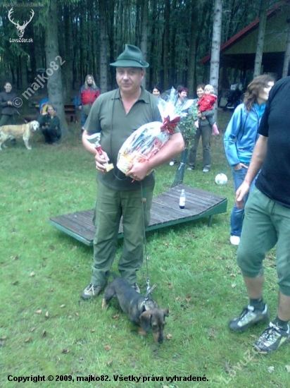 brlohárky jazvečíkov v čr , 2 miesto Benny z Berianky