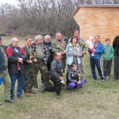 účastníci zimnej ligy ,, malokalibrovka