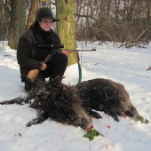 Srnka a jej prvé diviačiky