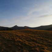 klak pri zapade slnka