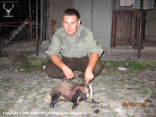 môj prvý jazvec
