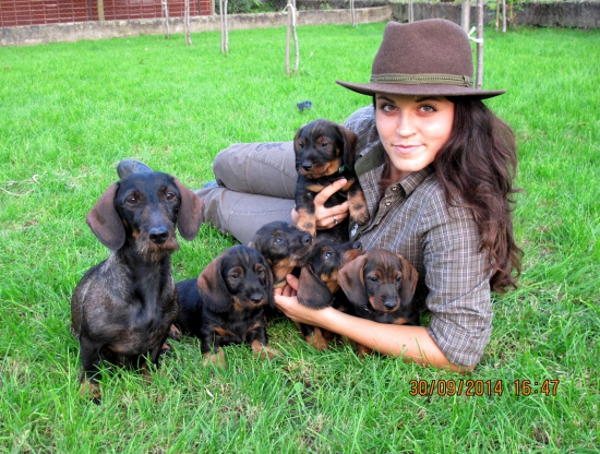 posledná spoločná foto so šteniatkami