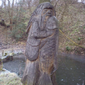 narýchlo a nahrubo robená socha