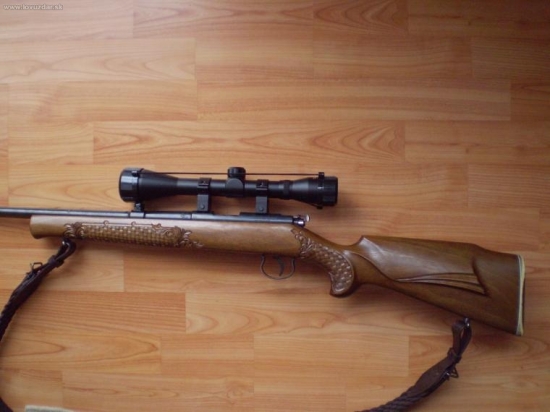 nová pažba na malorážku