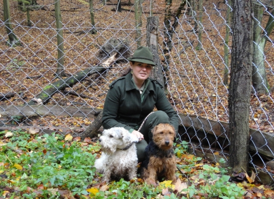 s Oliverom a Almou za diviakmi