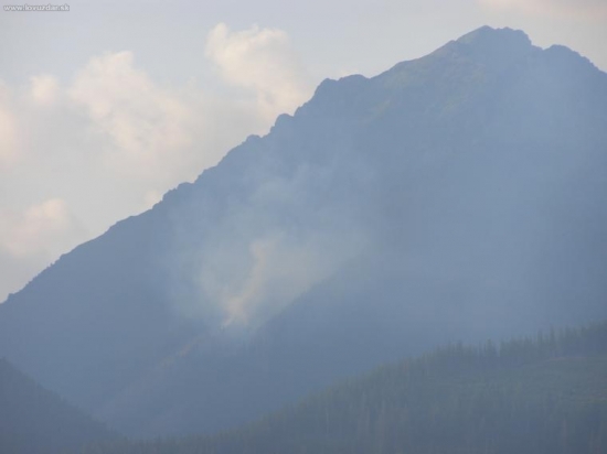 takto to zacalo Požiar v Jamnickej