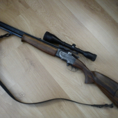 ZH224-Nová pažba anový puškohlad-MEOPTA 7x50