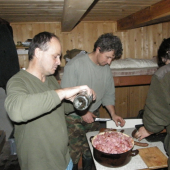 Hostovska 2009- príprava kapustnice