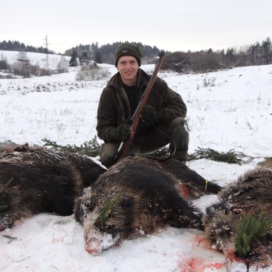Môj prvý ulovený diviak (ďakujem priateľom z Poľany)