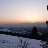 zapad slnka v Jasene