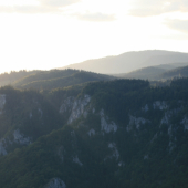 Zapad slinka na Muranskej planine