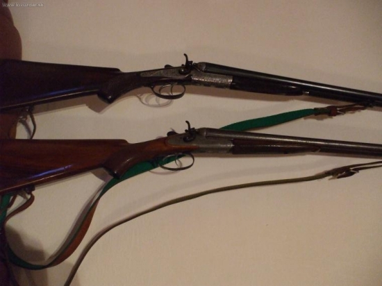 Moje brokovničky G.Tichý 16/16 a J. Novotný 20/20 damask