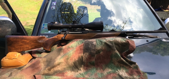 Sauer 404 Elegance+ Swarovski Z6i 2,5-15x56, práve nastrelený