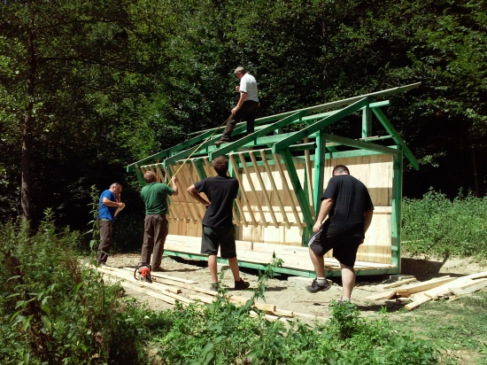 Výstavba poľ. zariadenia pre zver