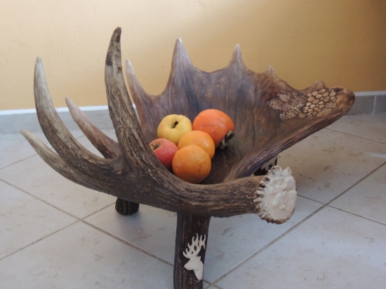 mísa na ovoce z losí lopaty