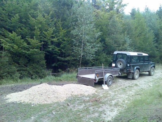 poslední klásek z pole, první fůrka do lesa:-)